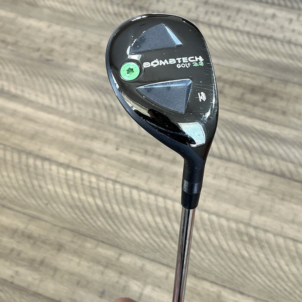 Bombtech Golf 3.0 Black 1-Hybrid 14º RH Regular Flex Steel Shaft 41"